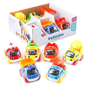 Amy & Benton Auto Giocattoli per 1 2 Anni, Tirare Indietro multicolore