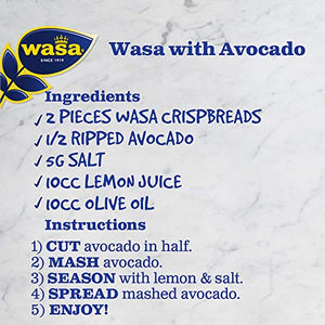 Wasa Original, Fette di Pane Segale Croccante, 275g.