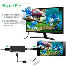 Carica l&#39;immagine nel visualizzatore di Gallery, Convertitore Micro USB a HDMI, Adattatore Cavo da MHL a HDMI con Uscita Nero - Ilgrandebazar