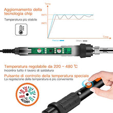 Carica l'immagine nel visualizzatore di Gallery, Saldatore Kit,Preciva 60W 220V Kit di Saldatura a Stagno...