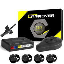 Carica l&#39;immagine nel visualizzatore di Gallery, CAR ROVER Auto inversione di Sostegno Sensore Parcheggio Kit 4 Nero - Ilgrandebazar