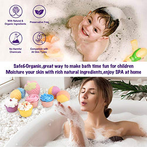 Bombe da Bagno Regalo Bath Bomb Set 8 Pezzi per Donna e Bambini,... - Ilgrandebazar