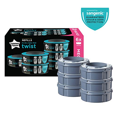 Tommee Tippee Ricariche Sangenic TEC per Sistema Avanzato di 6 Pezzi - Ilgrandebazar