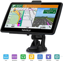 Carica l&#39;immagine nel visualizzatore di Gallery, Navigatore satellitare per auto camion,7 pollici con aggiornamento gratuito...