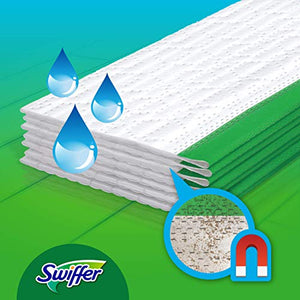 Swiffer Wet Panni Umidi Lavapavimenti per Scopa, Maxi Formato 48 48 Pezzi