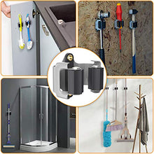Carica l'immagine nel visualizzatore di Gallery, Porta scope parete, Portascope da muro 5 Pezzi, Broom holder 1.8mm-4mm