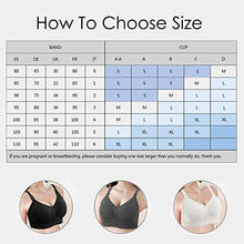 Carica l'immagine nel visualizzatore di Gallery, HBselect 3 PCS Reggiseno Allattamento con Estensione Reggiseno Bra Donna Morbido e Traspirante Reggiseno Senza Ferretto e Senza Cuciture.