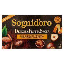 Carica l&#39;immagine nel visualizzatore di Gallery, Sogni Doro Tisana Delizie&amp;Frutta Secca Fave Cacao e Nocciola con Scorza di...