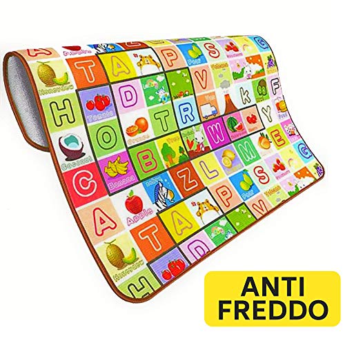 Tappeto Gioco Per Bambini Imbottito | Anti Freddo e Umidità | Morbido Con... - Ilgrandebazar