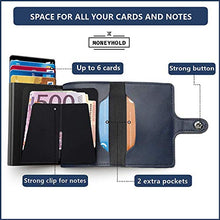 Carica l'immagine nel visualizzatore di Gallery, Porta Carte Credito - MONEYHOLD™ - di Schermato 3 - Blu