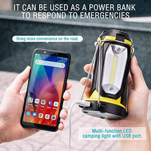 Carica l'immagine nel visualizzatore di Gallery, Tesecu Lanterna da Campeggio Torcia LED 3 in 1, Lampada...