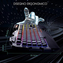 Carica l&#39;immagine nel visualizzatore di Gallery, HAVIT Tastiera e Mouse da Gioco Filo Gaming e Kit Nero