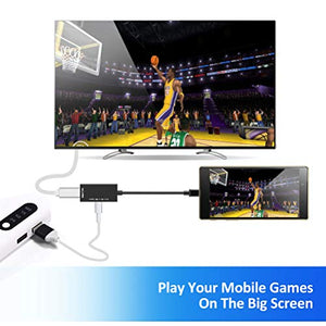 Adattatore cavo MHL Micro USB a HDMI, a HDMI 1080P Convertitore nero - Ilgrandebazar