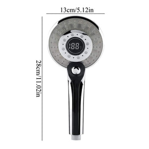 Soffione doccia a LED Bagno tenuto in mano Controllo della temperatura a 3... - Ilgrandebazar