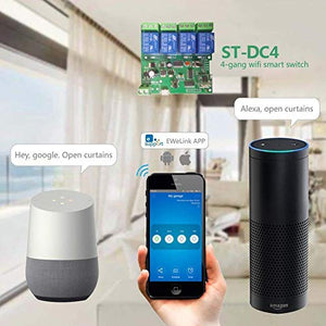 Newgoal WiFi Relè jog momentaneo/Interruttore autobloccante Modulo Dc4-ew