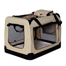 Carica l'immagine nel visualizzatore di Gallery, dibea TB10040, Borsa Trasportino per cani, Scatola (S) 50x34x36 cm, Beige