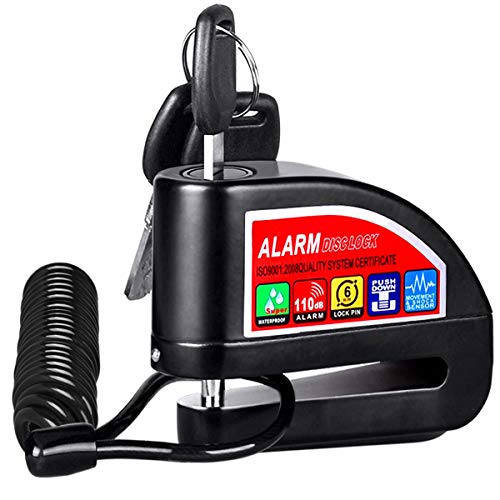 Echoice Antifurto Moto Bloccadisco in Acciaio Inossidabile Nero 1 - Ilgrandebazar