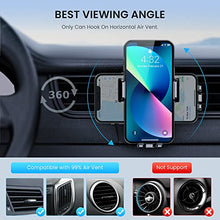 Carica l&#39;immagine nel visualizzatore di Gallery, CINDRO Porta Cellulare Auto [Clip Gancio Militare] 360 Gradi di Rotazione Supporto Telefono Auto Macchina Reggi Portacellulare Auto per Universale Smartphone