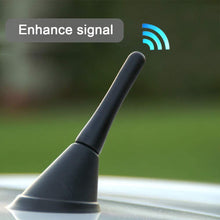 Carica l&#39;immagine nel visualizzatore di Gallery, AOBETAK, Antenna autoradio corta universale per auto, 2,5&quot;, mini radio per auto, accesso FM/AM M5 M6, nero, 6,5 cm
