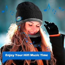 Carica l&#39;immagine nel visualizzatore di Gallery, Regali Uomo Originali Cappello Bluetooth - Idee Regalo Natale Uomo Papà Amiche Regali Gadget Tecnologici Utili, Berretto con Cuffie Bluetooth Musica Sport Invernale Accessori Running Sci Elettronica