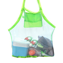 Carica l&#39;immagine nel visualizzatore di Gallery, Faburo Large Borsa da Spiaggia in Tessuto A Rete per Riporvi Giocattoli da...