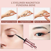 Carica l&#39;immagine nel visualizzatore di Gallery, Ciglia Magnetiche, 2020 Escalation Finte Magnetiche e Set Di Eyeliner...
