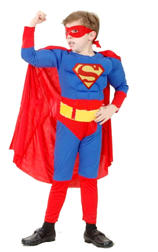 Costume Super eroe - Bambino - 7-10 anni - Vestito - Carnevale