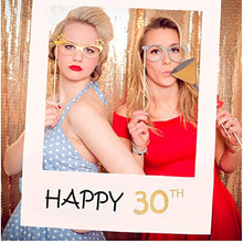 Carica l&#39;immagine nel visualizzatore di Gallery, Amycute 30 Anni Compleanno Photo Booth Props, 36 Pezzi 30 Compleanno... - Ilgrandebazar