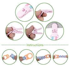 Carica l&#39;immagine nel visualizzatore di Gallery, Clip per ciuccio e Silicone Pulsante Anello, Annhao Catenella Ciuccio Clip... - Ilgrandebazar