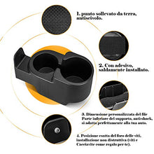 Carica l&#39;immagine nel visualizzatore di Gallery, ISSYZONE Portabevande per Fortwo 450/451 1998-2015 Porta Bicchieri Bevande...