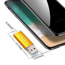Carica l'immagine nel visualizzatore di Gallery, SunData Pendrive 64GB Chiavetta USB 3.0 archiviazione dati pen 64GB, Oro