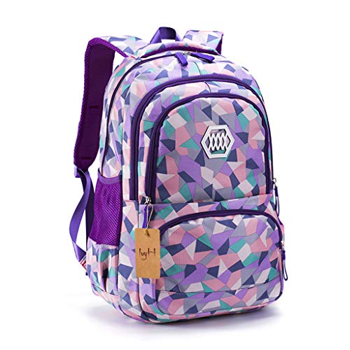 Zaino per ragazze,Zaino le scuole bambini Viola