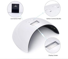 Carica l&#39;immagine nel visualizzatore di Gallery, Elite99 Smalto Semipermanente per unghie Kit di Partenza in 6 coloris Gel 24 W LED Lampada UV Nail Dryer Soak Off Topcoat Basecoat Nail Art Tool Set di Adesivi per Manicure Set per Manicure 10ML C001