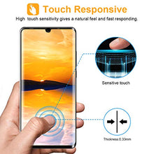 Carica l'immagine nel visualizzatore di Gallery, NONZERS [2 Pezzi] Proteggi schermo in vetro temperato per Huawei P30 Nero
