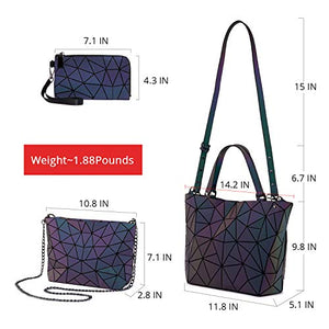 LOVEVOOK Borsa Donna, Tracolla Borsetta Multifunzione Sacchetto 3 Sets