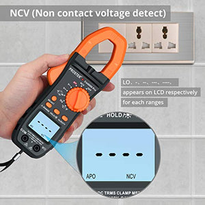 Proster Pinza Amperometrica Auto-Ranging Misura Corrente Tensione AC/DC Nero - Ilgrandebazar