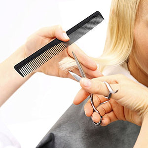 8 Pezzi Nero Plastica Pettini per Capelli, Doppia Testa da Taglio... - Ilgrandebazar