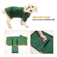 Carica l'immagine nel visualizzatore di Gallery, PETTOM Accappatoio Cane Gatto Morbida Abbigliamento S, Accappatoio-Verde