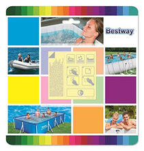 Carica l'immagine nel visualizzatore di Gallery, Bestway 62091 Toppe di Riparazione per Piscine, Resistenti all'Acqua, 10...