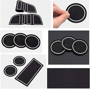 LFOTPP Tappetini Gomma per Smart Fortwo, Tappetino Antiscivolo per...
