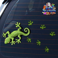 Carica l&#39;immagine nel visualizzatore di Gallery, Adesivi piccoli animali geco verde confezione per auto camion bicicletta -... - Ilgrandebazar