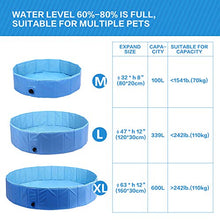 Carica l&#39;immagine nel visualizzatore di Gallery, Pecute Piscina per Cani Grande e Media XL: 160x30cm, Blu