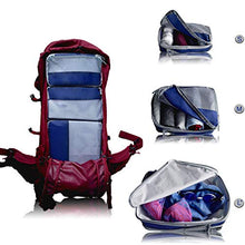 Carica l'immagine nel visualizzatore di Gallery, TRAVEL DUDE Organizer Valigie | Cubi con Compressione | Set di 7, Blu Navy
