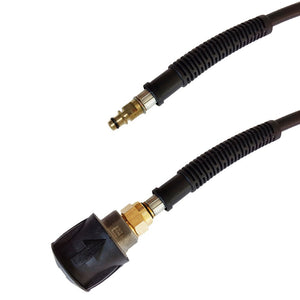 Prolunga per tubo ad alta pressione, 20 m, 200 bar, 60 °C, con quick Nero - Ilgrandebazar