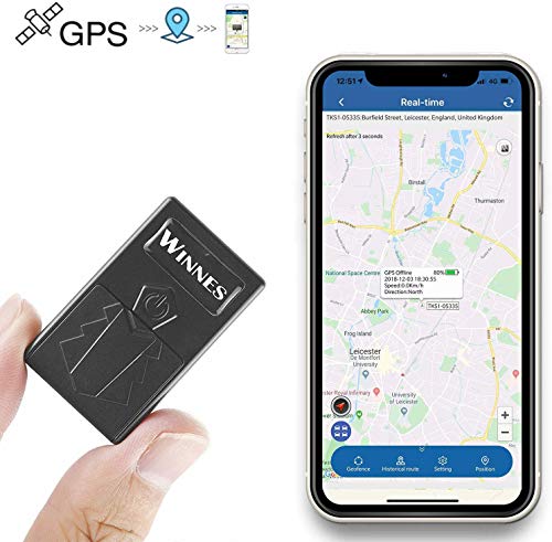 Hangang GPS Tracker, Mini Tracker Localizzatore con WIFI per...