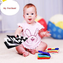 Carica l&#39;immagine nel visualizzatore di Gallery, Cisixin Libri di Stoffa Composto da per Lo Sviluppo Intellettivo del Bambino...