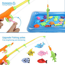Carica l'immagine nel visualizzatore di Gallery, Ucradle Giocattolo Pesca Magnetico, 41 PCS Gioco di con Magnete...