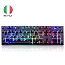 Carica l&#39;immagine nel visualizzatore di Gallery, EZONTEQ Tastiera Meccanica Gaming RGB PC, Semi-meccanica