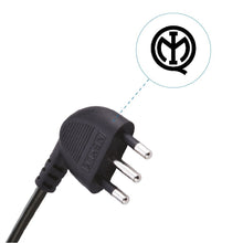 Carica l&#39;immagine nel visualizzatore di Gallery, Electraline 62000 Multipresa 6 posti 2 schuko + 4 bivalenti Cavo 1,5 mt, Nero - Ilgrandebazar