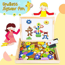 Carica l'immagine nel visualizzatore di Gallery, COOLJOY Giochi Montessori 2 Anni | Puzzle Magnetico Giochi Bambini 2 3 4 Anni | Animali Lavagna Magnetica per Bambini | Puzzle Regalo Bambino-Bambina 3 Anni